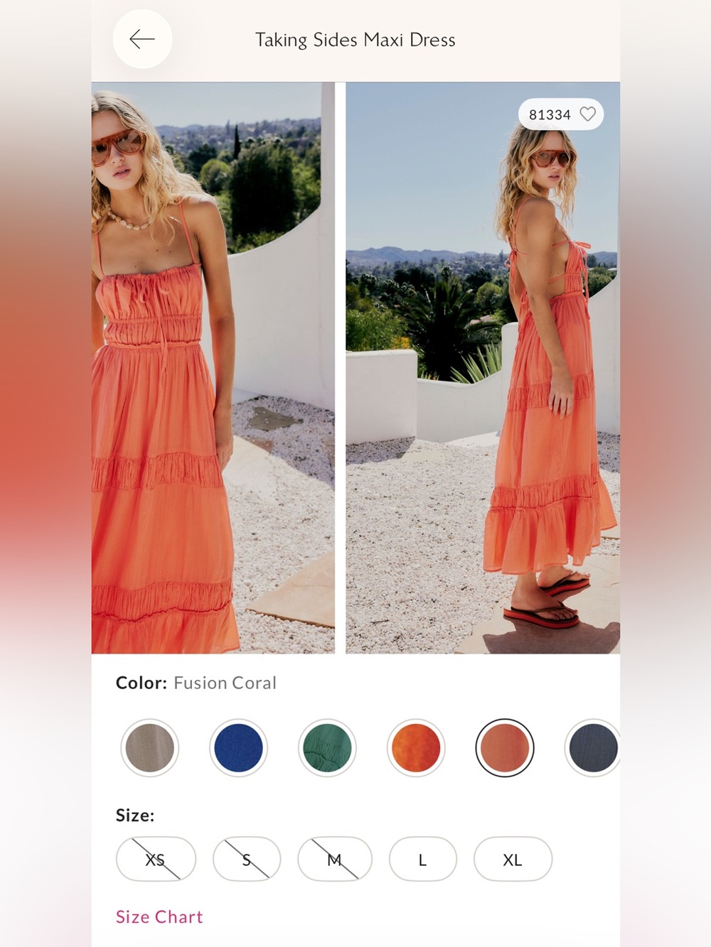 Free People Taking Sides Maxi Dress - Red (Only Worn Once!)